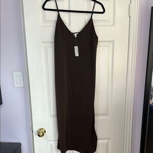 Reitmans Brown Slip Dress